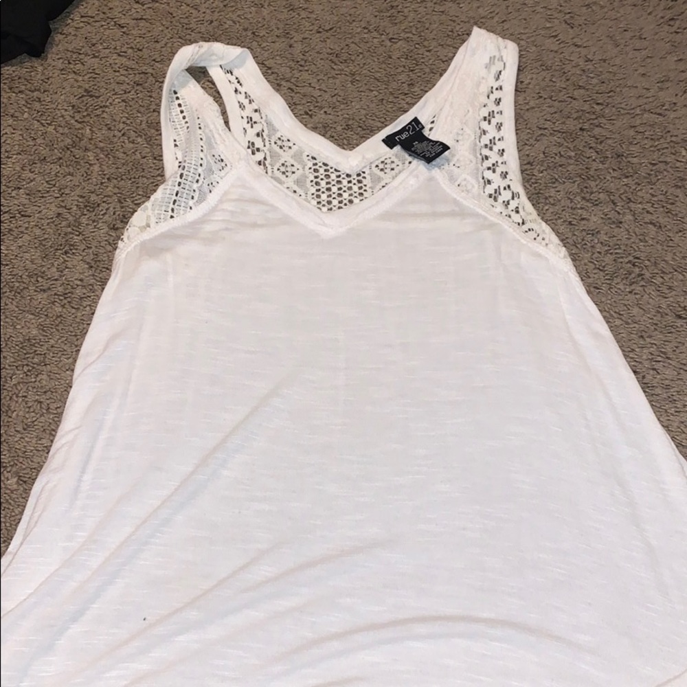 white flowy shirt